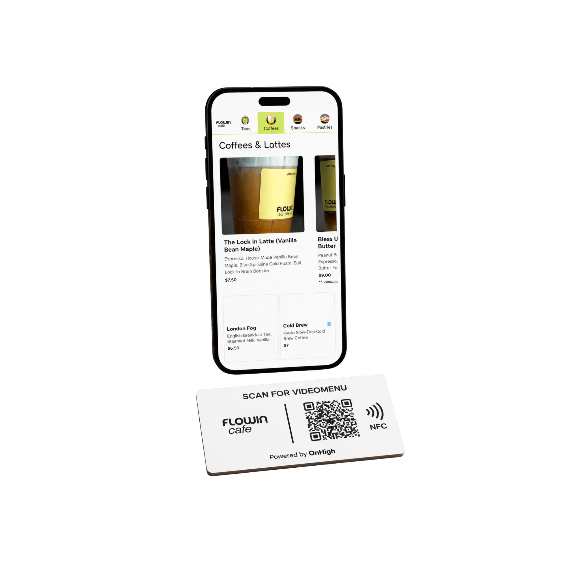 NFC Menu + Digital Menu